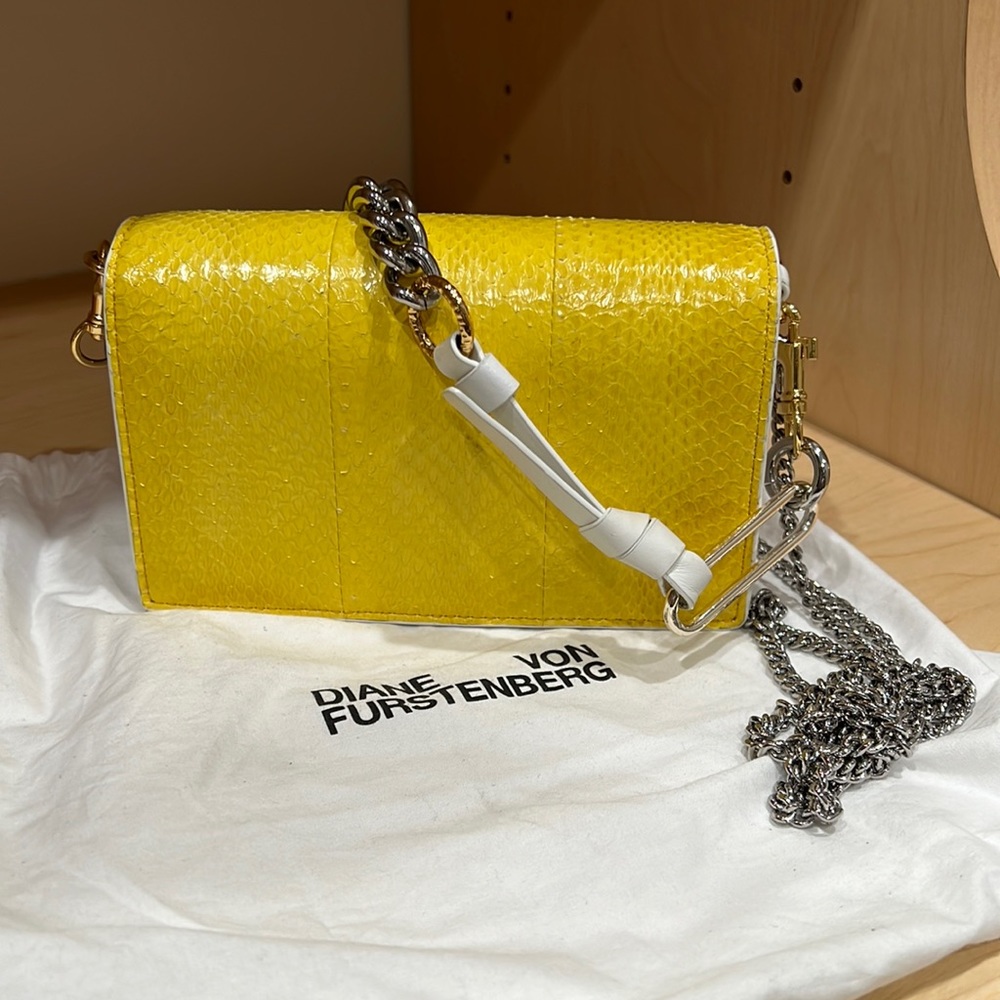 Diane von Furstenverg DVF Wallet on a Chain Crossbody Bag